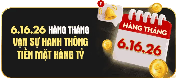 Thưởng nạp lại hàng ngày 789cub Nổ Hũ